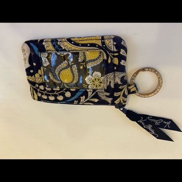 Vera Bradley Blue ID cover 5”x3” - Picture 1 of 3